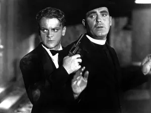 Hands Up Prints: ANGELS WITH DIRTY FACES, James Cagney, Pat O'Brien, 1938, held at gunpoint