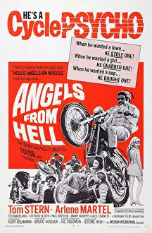 Wheel Prints: ANGELS FROM HELL, US poster art