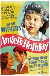 Withers Prints: ANGEL'S HOLIDAY, US poster art
