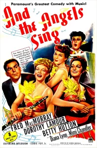 Lamour Prints: AND THE ANGELS SING, US poster