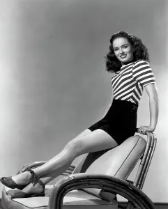 Striped Blouse Prints: Ann Blyth, 1945