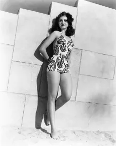 Beach Prints: Ann Miller, ca. mid-1940s