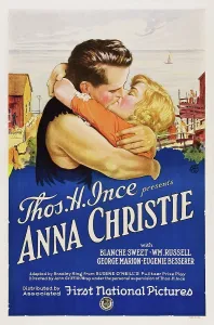 1923 Movies Prints: ANNA CHRISTIE, l-r: William Russell, Blanche Sweet on poster art, 1923