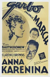 Films By Clarence Brown Prints: ANNA KARENINA, US poster art, clockwise from left: Greta Garbo