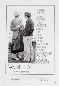 Woody Prints: ANNIE HALL, US poster art, from left: Diane Keaton, Woody Allen, 1977
