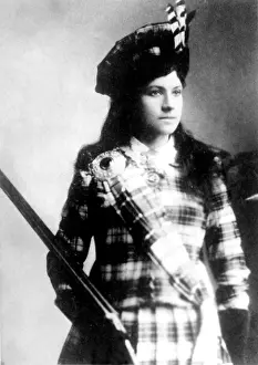 Plaid Suit Prints: Annie Oakley, (aka: Phoebe Anne Oakley Moses)