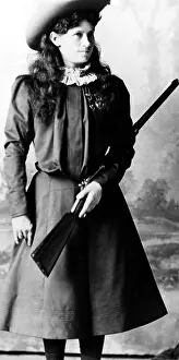 Annie Prints: Annie Oakley, (aka: Phoebe Anne Oakley Moses)