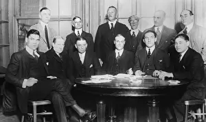 Announcement of the Georges Carpentier & Jack Dempsey fight in 1921