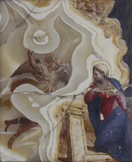 Archangel Prints: Annunciation (Annunciazione), by Antonio Carracci, c