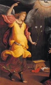 Gesturing Prints: Annunciation, by Benvenuto Tisi known as Garofalo