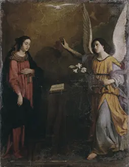 Expectation Prints: Annunciation, by Giovanni Francesco Nagli also known as Centino