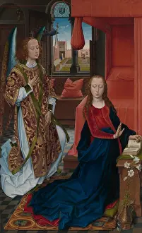 Garden Prints: THE ANNUNCIATION, by Hans Memling