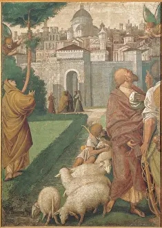 Annunciation Prints: The Annunciation to Joachim and Anna