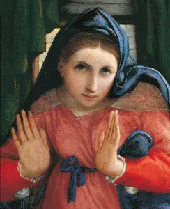 One Young Woman Only Prints: Annunciation, by Lorenzo Lotto