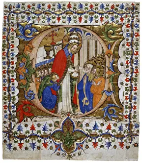Head Covering Prints: Annunciation n. 2099, by Olivetano Master