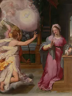 16th Century Prints: THE ANNUNCIATION, by Peter Candid