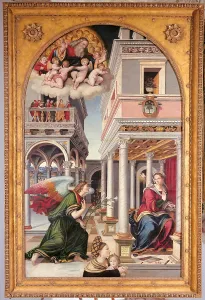 Balcony Prints: The Annunciation, by Vincenzo Pagani
