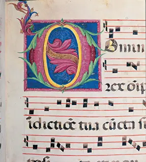 Communication Prints: Anonymous Sienese painter, Day and night Antiphonary from the 6th Sunday after Pentecost to the Advent