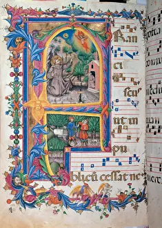 Communication Prints: Anonymous Sienese painter, Day and night Antiphonary from the 6th Sunday after Pentecost to the Advent