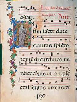 Communication Prints: Anonymous Sienese painter, Day and night Antiphonary from the 6th Sunday after Pentecost to the Advent