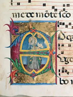 Communication Prints: Anonymous Sienese painter, Day and night Antiphonary of the Common of Saints