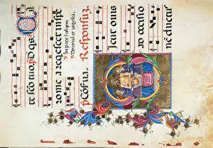 Communication Prints: Anonymous Sienese painter, Diurnal and Nocturne Antiphonary from the First Saturday after Epiphany to Holy Saturday