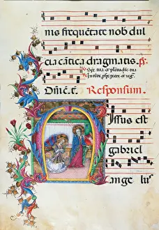 Communication Prints: Anonymous Sienese painter, Diurnal and Nocturne Antiphonary from the First Saturday after Epiphany to Holy Saturday