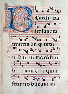 Communication Prints: Anonymous Sienese painter, Gradual from Palm Sunday to the XXIV Sunday after Pentecost