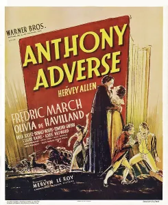 De Havilland Prints: ANTHONY ADVERSE, from left: Olivia de Havilland, Fredric March, 1936