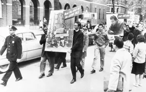 Capital Punishment Prints: Anti-capital punishment demonstrators in New York City