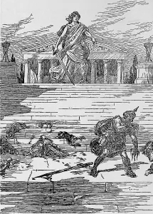 Images Dated 20th March 2013: Anti-German cartoon following the Lusitania sinking. 1915. (BSLOC_2012_4_100)