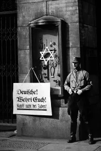 Street Scenes Prints: Anti-Semitic boycott in Berlin