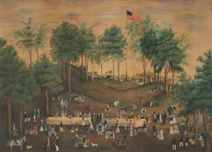 Shawl Prints: ANTI-SLAVERY PICNIC AT WEYMOUTH LANDING