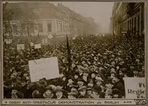 Germany Prints: Anti-Spartacus demonstration in Berlin