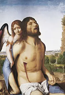 Quattrocento Prints: Antonello da Messina. The Dead Christ Supported by an Angel