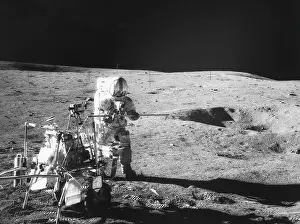 Astronomy Prints: Apollo 14 commander and fifth man to walk on the moon Alan B