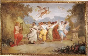 Putto Prints: Apollo and the Muses, by Giani Felice