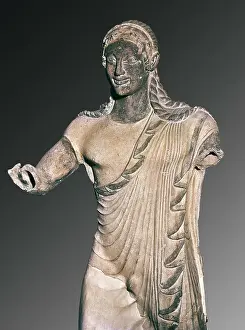 6th C Prints: Apollo of Veio. 6th c. BC. Etruscan art