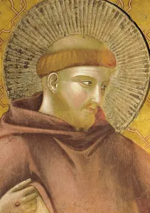 Tonsure Prints: The Apparition to Gregory IX, by Giotto