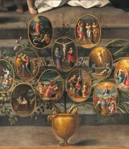 Complexity Prints: Appearance of the Virgin to St Dominic (Madonna of the Rosary)