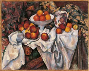 Food And Drink Prints: Apples and Oranges, by Paul Czanne