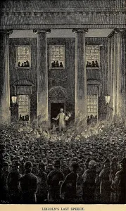 Speaking Prints: On April 11, 1865, President Abraham Lincoln made his last public speech to an audience outside the White House