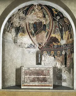 Lleida Prints: Apse from the church in Esterri de Cards