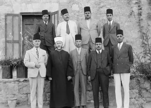 Middle East Prints: Arab Higher Committee was established in April 1936 during the Arab Revolt