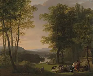 Shepherd Prints: Arcadian Landscape, by Jan Willem Pieneman