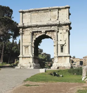 Latium Prints: Arch of Titus. 81-97. ITALY. LAZIO