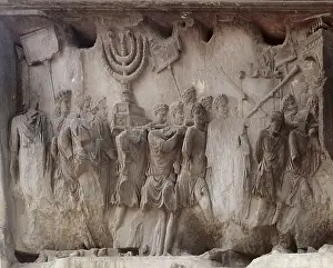 Latium Prints: Arch of Titus. 81-97. ITALY. Rome