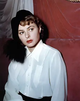 White Blouse Prints: ARCH OF TRIUMPH, Ingrid Bergman, 1948