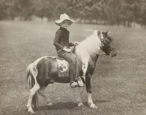 Saddle Prints: Archie Roosevelt, 9 years old, on his pony Algonquin