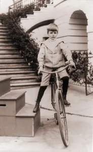 Bicycles Prints: Archie Roosevelt, son of President Theodore and Edith